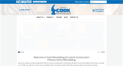 Desktop Screenshot of cookremodeling.com